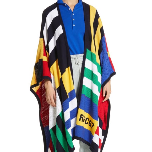 ralph lauren poncho coat